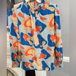 Jodifl Colorful Abstract Women's Top small